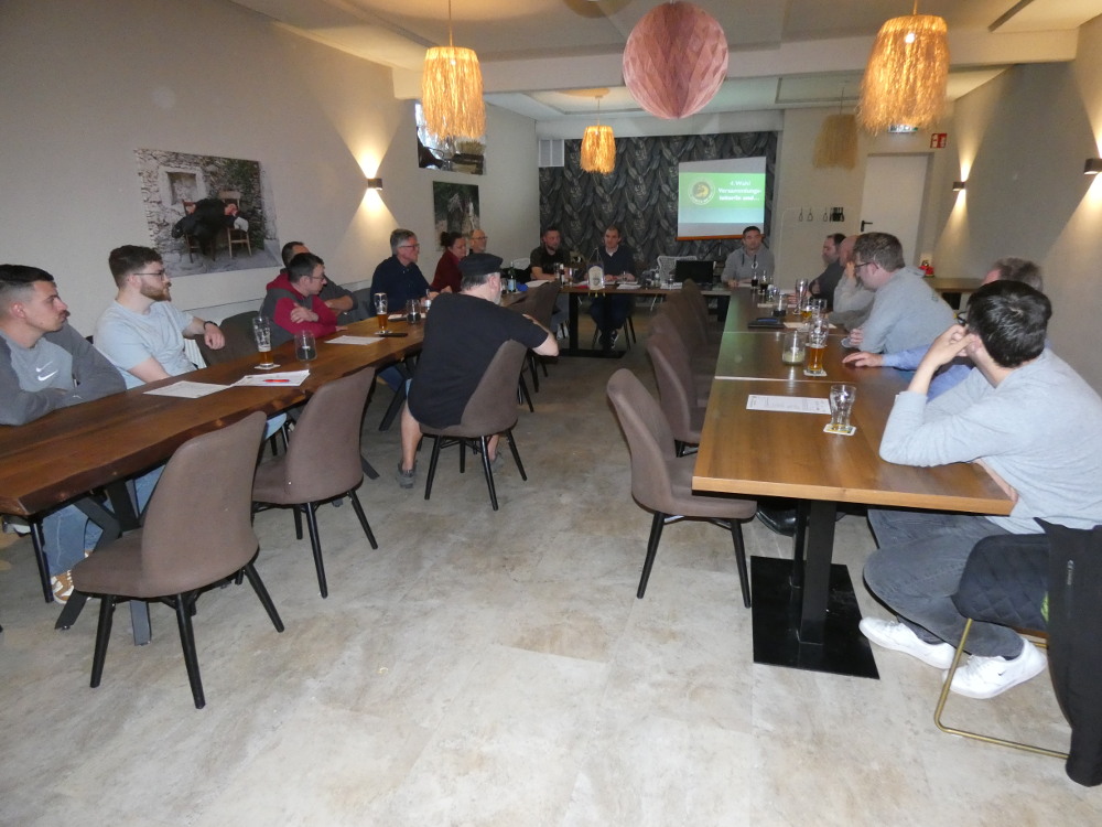 Jahreshauptversammlung mit mäßiger Beteiligung