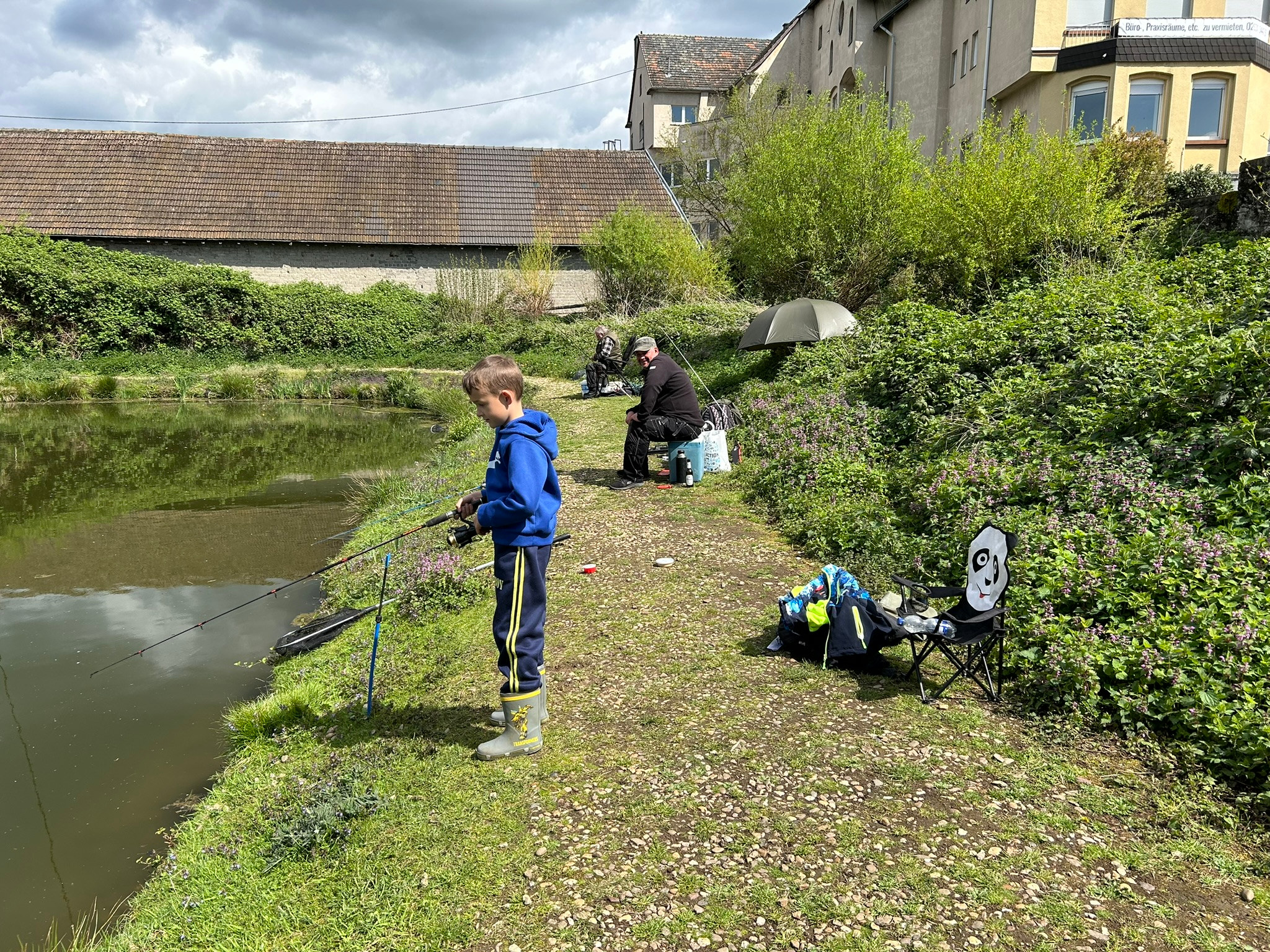Saisonstart am Teich